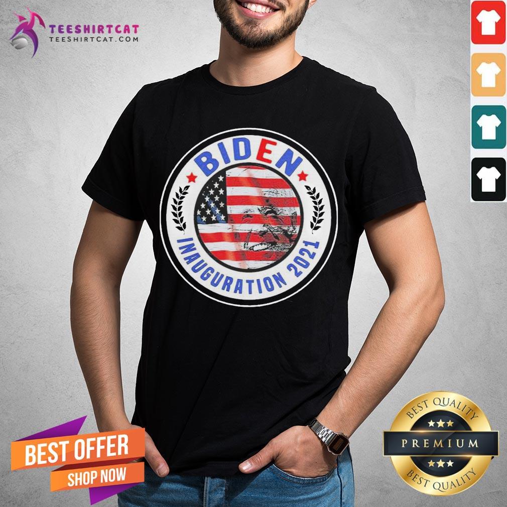 Top Biden Inauguration 2021 American Flag Shirt - Design By Teeshirtcat.com