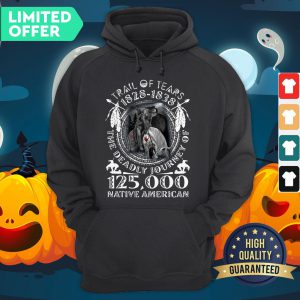 Trail Of Tears 1828-1838 The Deadly Journey Of 125000 Native American Hoodie