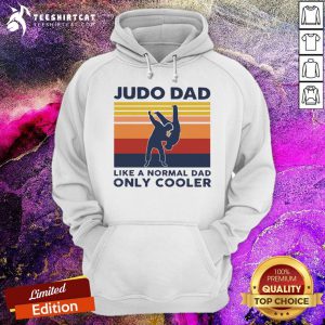 Vintage Judo Dad Like A Normal Dad Only Cooler Hoodie