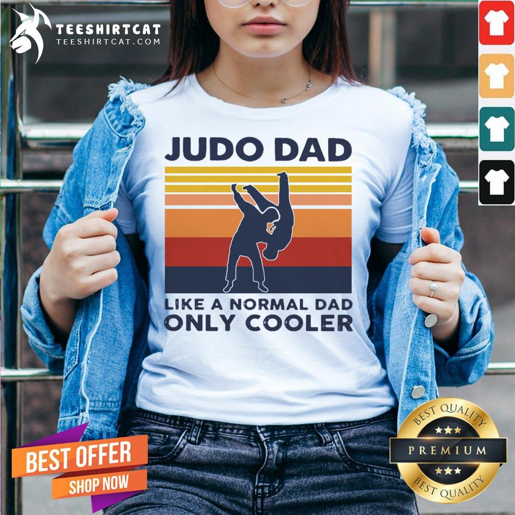 Vintage Judo Dad Like A Normal Dad Only Cooler V Neck