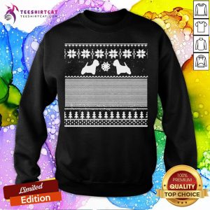 Westie Green Christmas Sweater Sweatshirt