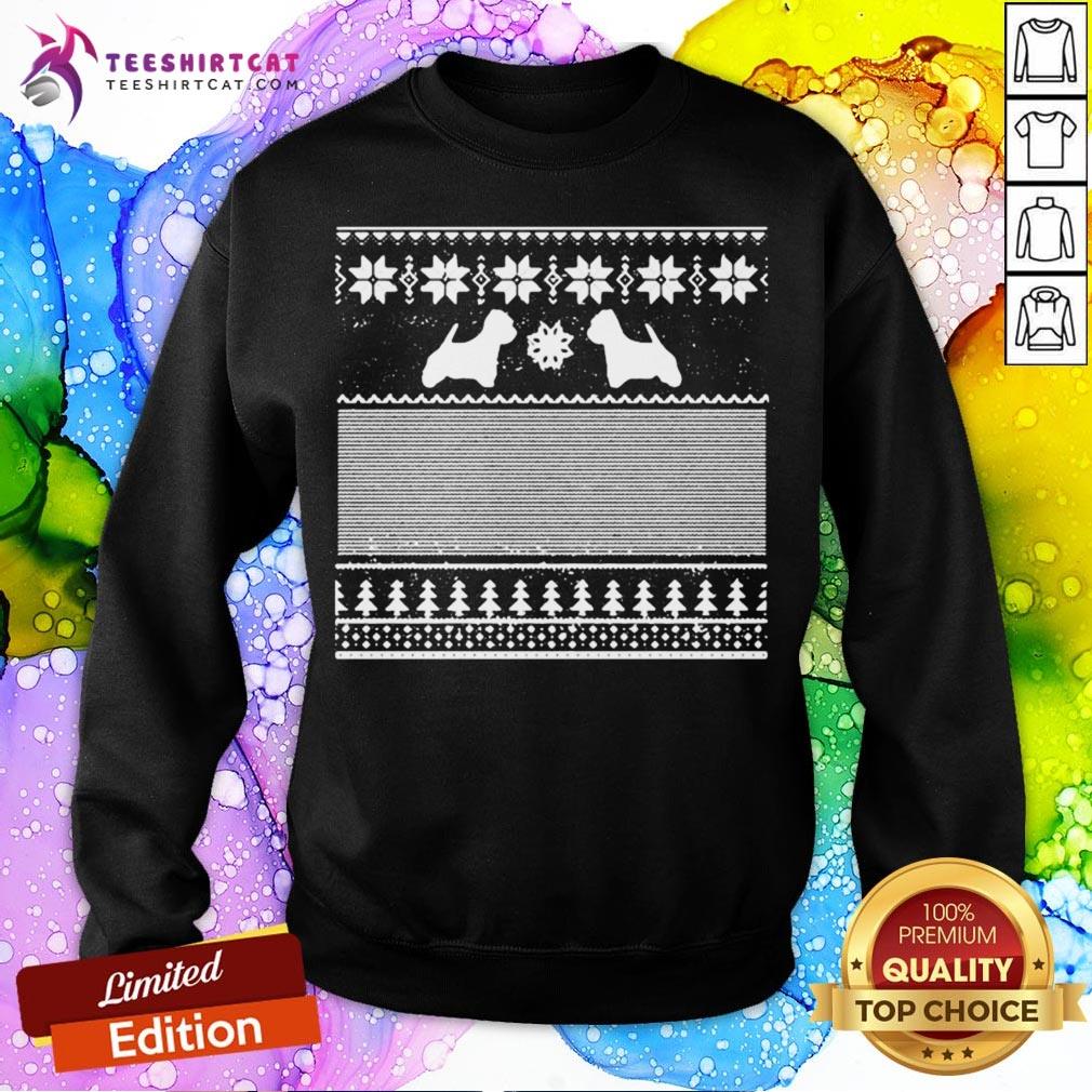 Westie Green Christmas Sweater Sweatshirt