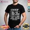 Awesome Chef Cooking Gift Kitchen Women Men Food Chef Funny T-Shirt - Design By Teeshirtcat.com