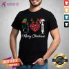 Awesome Merry Christmas Nursing Elf Reindeer Santa Hat Stethoscope Shirt- Design By Teeshirtcat.com