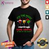 Christmas Wine Xmas Alcohol Pajama Pj Tops For Women Sweatshirt T-Shirt - Design By Teeshirtcat.com