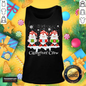 Gnome Nurse Caregiver Crew Merry Christmas 2020 Tank Top- Design By Teeshirtcat.com