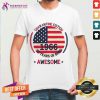 Quarantine Edition 1966 55 Years Of Being Awesome American Flag Shirt - Design By Teeshirtcat.com