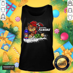 Schmidty Tuning Mad Cat Tank Top- Design By Teeshirtcat.com