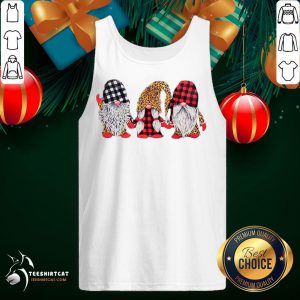 Good Tree Gnome Merry Christmas Tank Top - Design By Teeshirtcat.com
