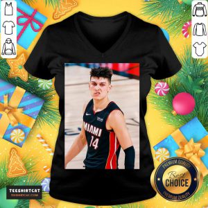Court Culture Tyler Herro Snarl V Neck- Design By Teeshirtcat.com