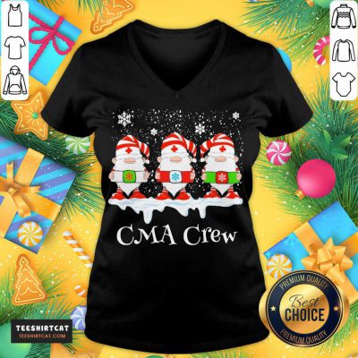 Gnome Nurse CMA Crew Merry Christmas 2020 V Neck - Design By Teeshirtcat.com Gnome Nurse CMA Crew Merry Christmas 2020 V Neck - Design By Teeshirtcat.com