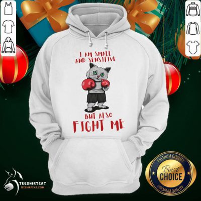 I Am Small And Sensitive But Also Fight Me Cat Boxing Hoodie - Design By Teeshirtcat.com I Am Small And Sensitive But Also Fight Me Cat Boxing Hoodie - Design By Teeshirtcat.com