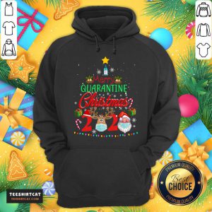Merry Quarantine Christmas 2020 Pajamas Family Matching Xmas Hoodie - Design By Teeshirtcat.com