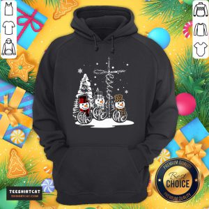Happy Sowman Faith Hope Love Christmas Hoodie- Design By Teeshirtcat.com