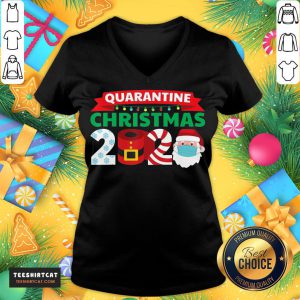 Hot 2020 Funny Christmas Pajama For Family V Neck - Design By Teeshirtcat.com