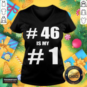 46 Is My 1 Biden Harris Election 2020 Results V Neck- Design By Teeshirtcat.com