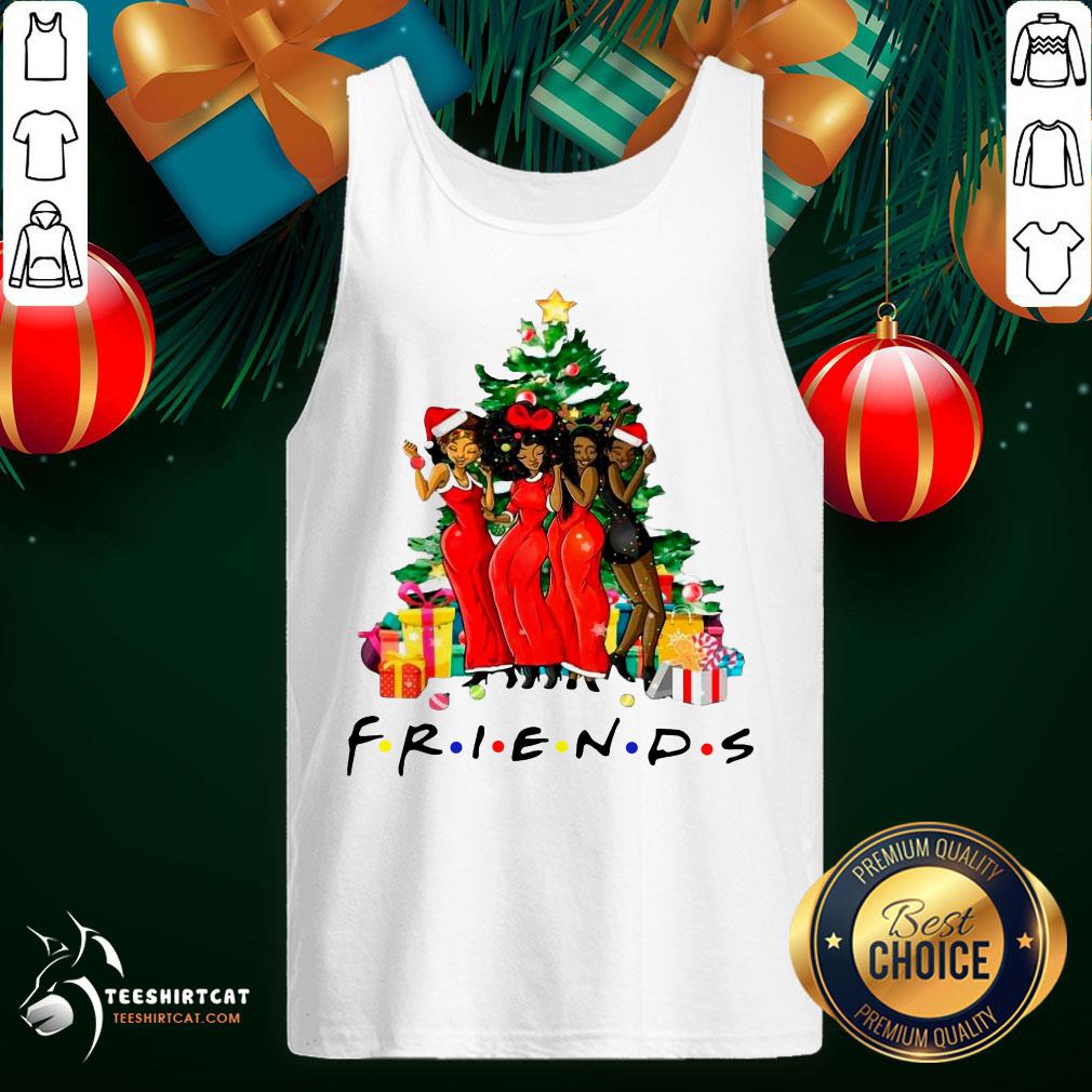Hot Black Womens Happy And Friends Merry Christmas Tree Tank Top- Design By Teeshirtcat.com Hot Black Womens Happy And Friends Merry Christmas Tree Tank Top- Design By Teeshirtcat.com