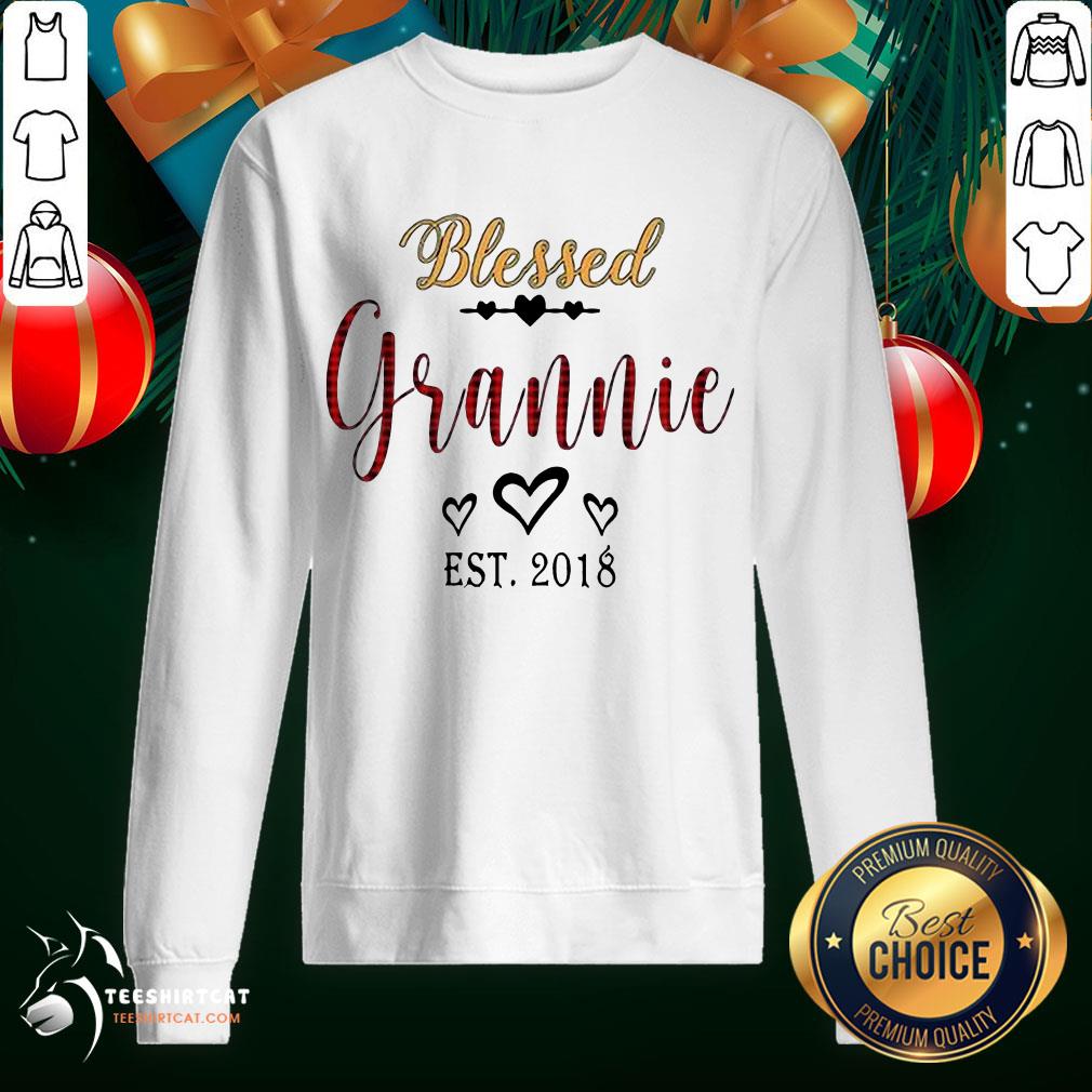 Hot Blessed Grannie Est 2018 Sweatshirt - Design By Teeshirtcat.com Hot Blessed Grannie Est 2018 Sweatshirt - Design By Teeshirtcat.com