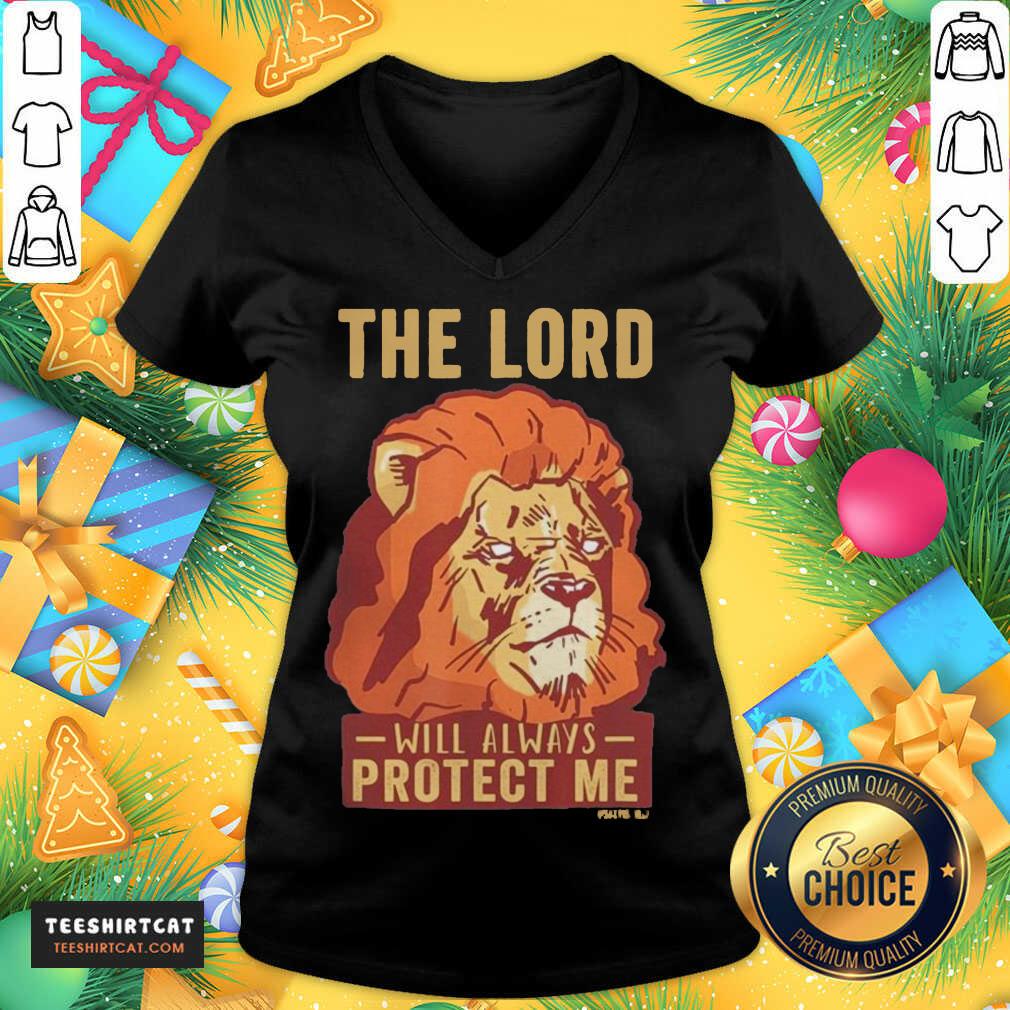 Faith In God Psalm Christian Bible V Neck- Design By Teeshirtcat.com