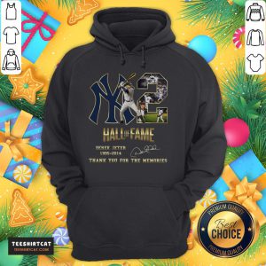 Hot Hall Of Fame Derek Jeter 1995 2014 Thank You For The Memories Signature Hoodie- Design By Teeshirtcat.com