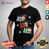 Hot Ho Ho Ho Sugar Skull Christmas Lights Funny Shirt - Design By Teeshirtcat.com
