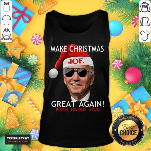 Hot Joe Biden Kamala Harris 2020 Make Christmas Great Again T-Tank Top- Design By Teeshirtcat.com