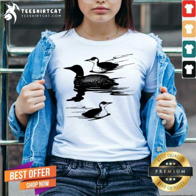 Loons Beautiful Birds Freshwater Lake Birds V Neck- Design By Teeshirtcat.com Loons Beautiful Birds Freshwater Lake Birds V Neck- Design By Teeshirtcat.com