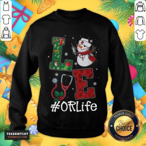Hot Love Cna Life Snowman Nurse Christmas Sweatshirt- Design By Teeshirtcat.com