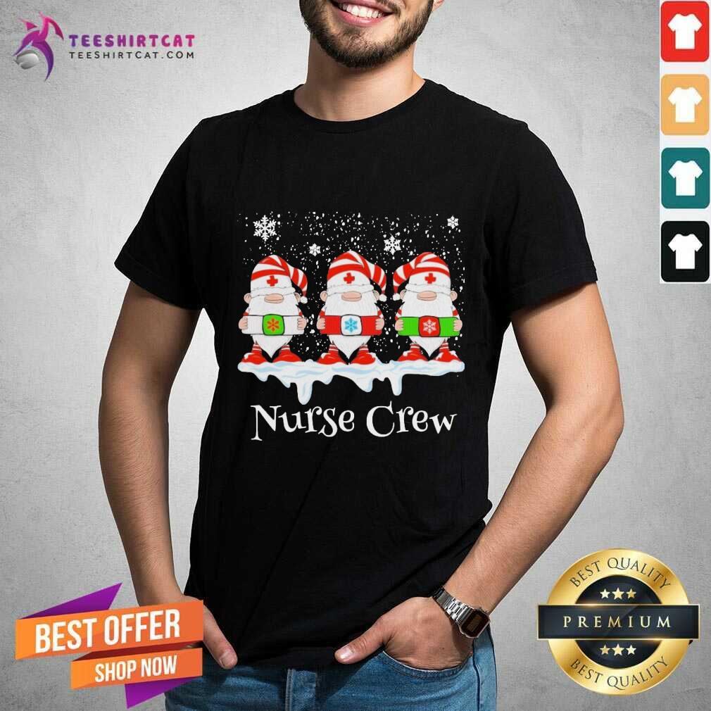 Gnome Nurse Crew Merry Christmas 2020 Shirt - Design By Teeshirtcat.com