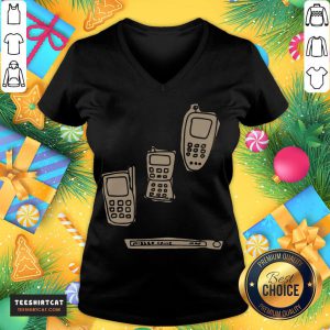 Nice Max Missed Calls T-V Neck- Design By Teeshirtcat.com