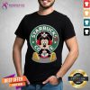 Nice Mickey Mouse Drinking Starbucks Coffee And Listening Music Shirt - Design By Teeshirtcat.com