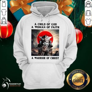 Samurai A Child Of God A Woman Of Faith A Warrior Of Christ Hoodie- Design By Teeshirtcat.com