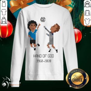 Diego Maradona Hand Of God 1986 World Cup American Apparel RIP Argentina Legend 1960 2020 Soccer Sweatshirt- Design By Teeshirtcat.com