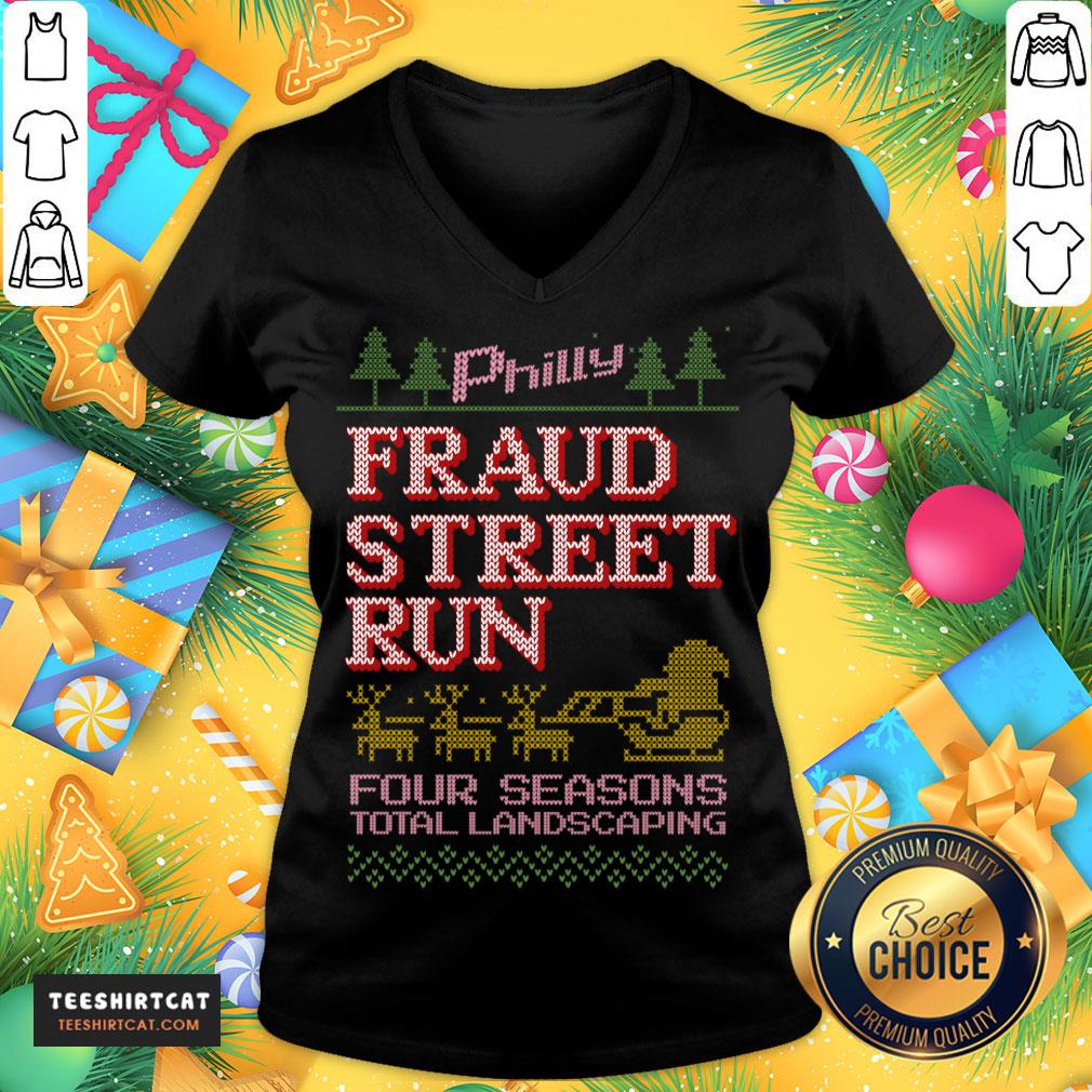Official Fraud Street Run Ugly Christmas Sweater Fraud Street Run T-V Neck - Design By Teeshirtcat.com Official Fraud Street Run Ugly Christmas Sweater Fraud Street Run T-V Neck - Design By Teeshirtcat.com
