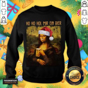 Ho Ho Hol Mir Ein Bier Christmas Sweatshirt - Design By Teeshirtcat.com