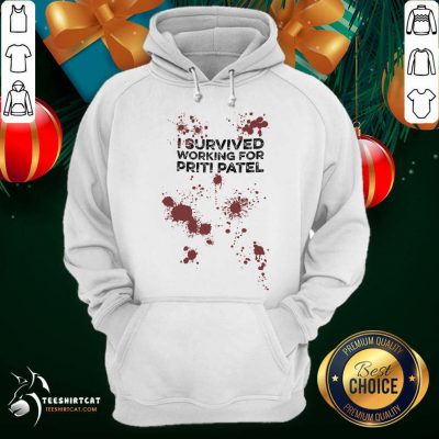 I Survived Working For Priti Patel Hoodie - Design By Teeshirtcat.com I Survived Working For Priti Patel Hoodie - Design By Teeshirtcat.com