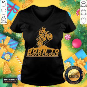 Motorcycle Biker Bike Dirt Offroad V Neck- Design By Teeshirtcat.com