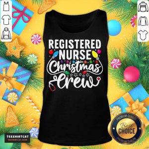Official Registered Nurse Christmas Crew Rn LPN Nursing Squad Gift Registered Nurse Christmas Crew Rn Lpn T-Tank Top- Design By Teeshirtcat.com