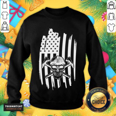 Skull USA Flag American Themed Decor Sweatshirt - Design By Teeshirtcat.com Skull USA Flag American Themed Decor Sweatshirt - Design By Teeshirtcat.com