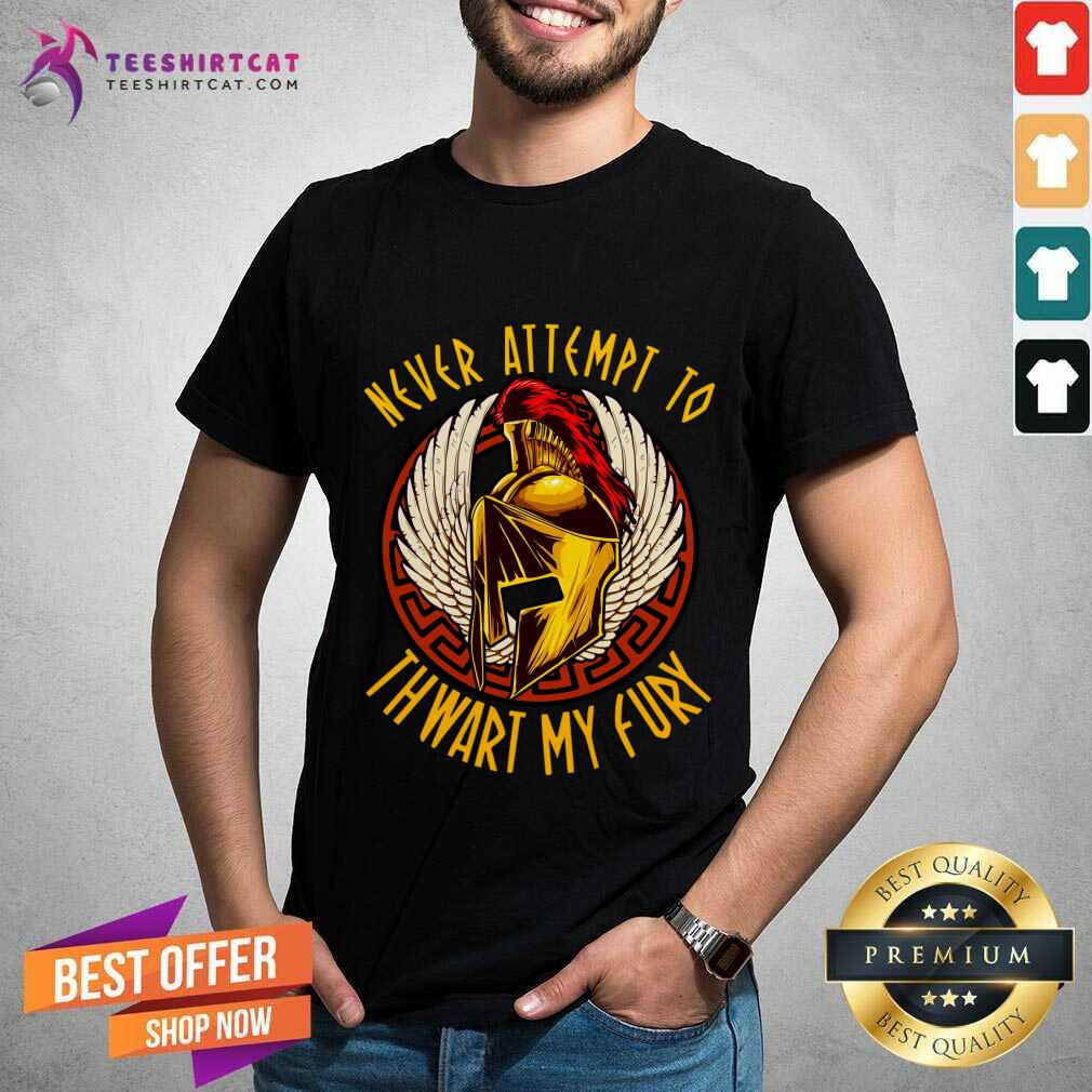 Never Attempt To Thwart My Fury Shirt - Design By Teeshirtcat.com
