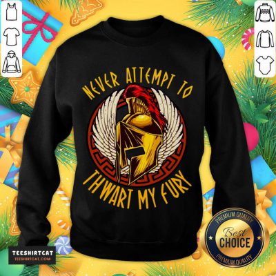 Never Attempt To Thwart My Fury Sweatshirt- Design By Teeshirtcat.com Never Attempt To Thwart My Fury Sweatshirt- Design By Teeshirtcat.com