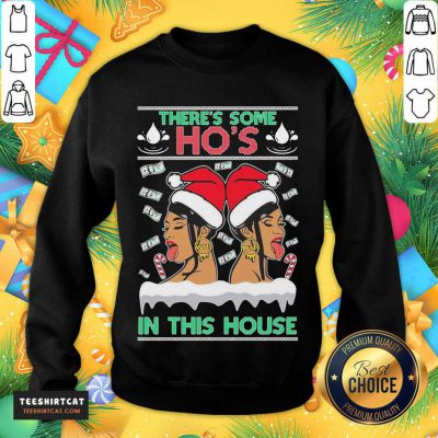 Ugly Christmas Sweater WAP There'S Some Hos In This House Unisex Sweatshirt- Design By Teeshirtcat.com Ugly Christmas Sweater WAP There'S Some Hos In This House Unisex Sweatshirt- Design By Teeshirtcat.com