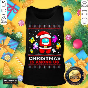 Perfect Imposter Ugly Christmas Is Among Us Tank Top- Design By Teeshirtcat.com