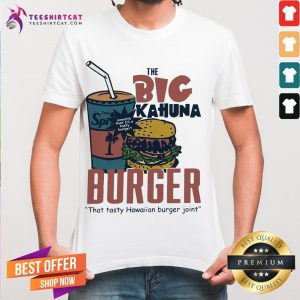 BIG KAHUNA BURGER STAFF Tシャツ タランティーノ 薄茶 Perfect The Big Kahuna Burger That Tasty Hawaiian Burger Joint
