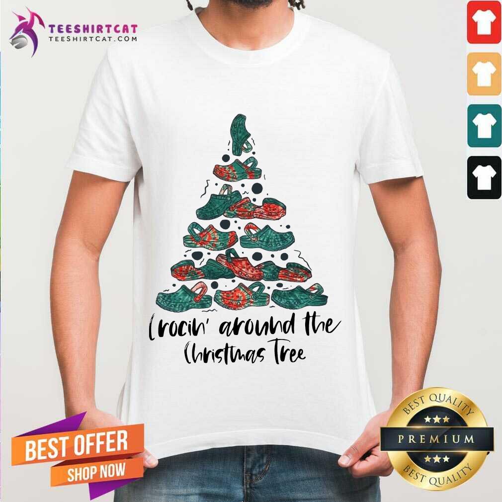 Crocin' Around The Christmas Tree Shirt - Design By Teeshirtcat.com