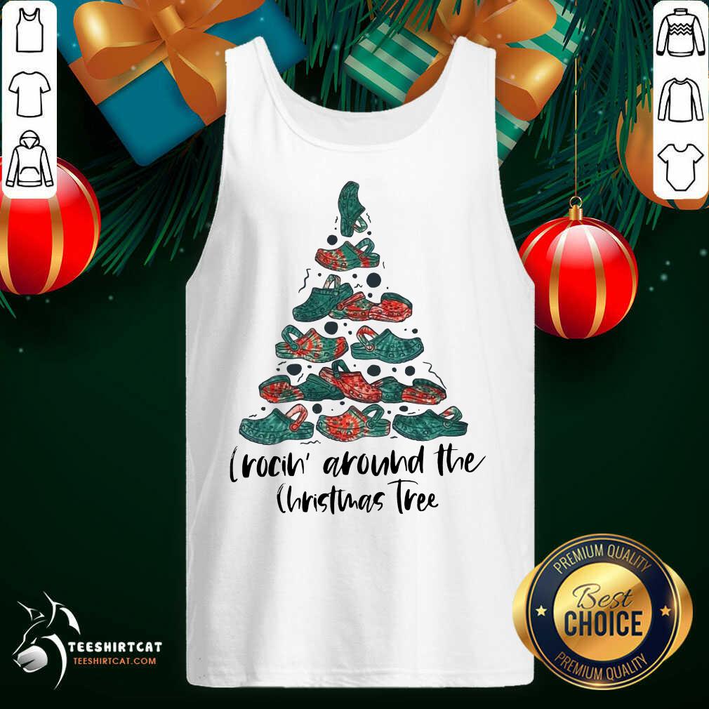 Crocin' Around The Christmas Tree Tank Top- Design By Teeshirtcat.com Crocin' Around The Christmas Tree Tank Top- Design By Teeshirtcat.com