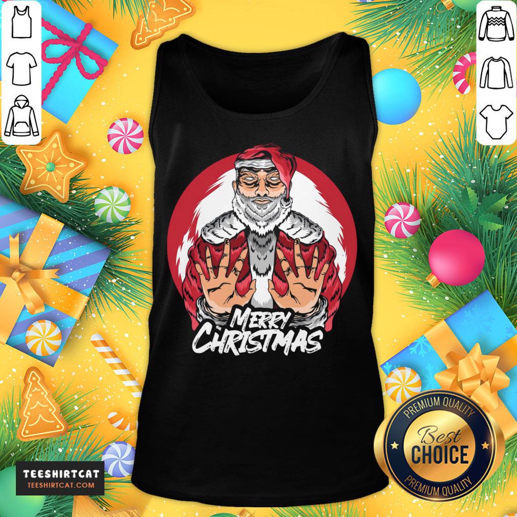 Premium Merry Christmas Santa Claus With White Beard Christmas T-Tank Top- Design By Teeshirtcat.com Premium Merry Christmas Santa Claus With White Beard Christmas T-Tank Top- Design By Teeshirtcat.com