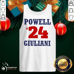 Powell 24 Giuliani Tank Top- Design By Teeshirtcat.com