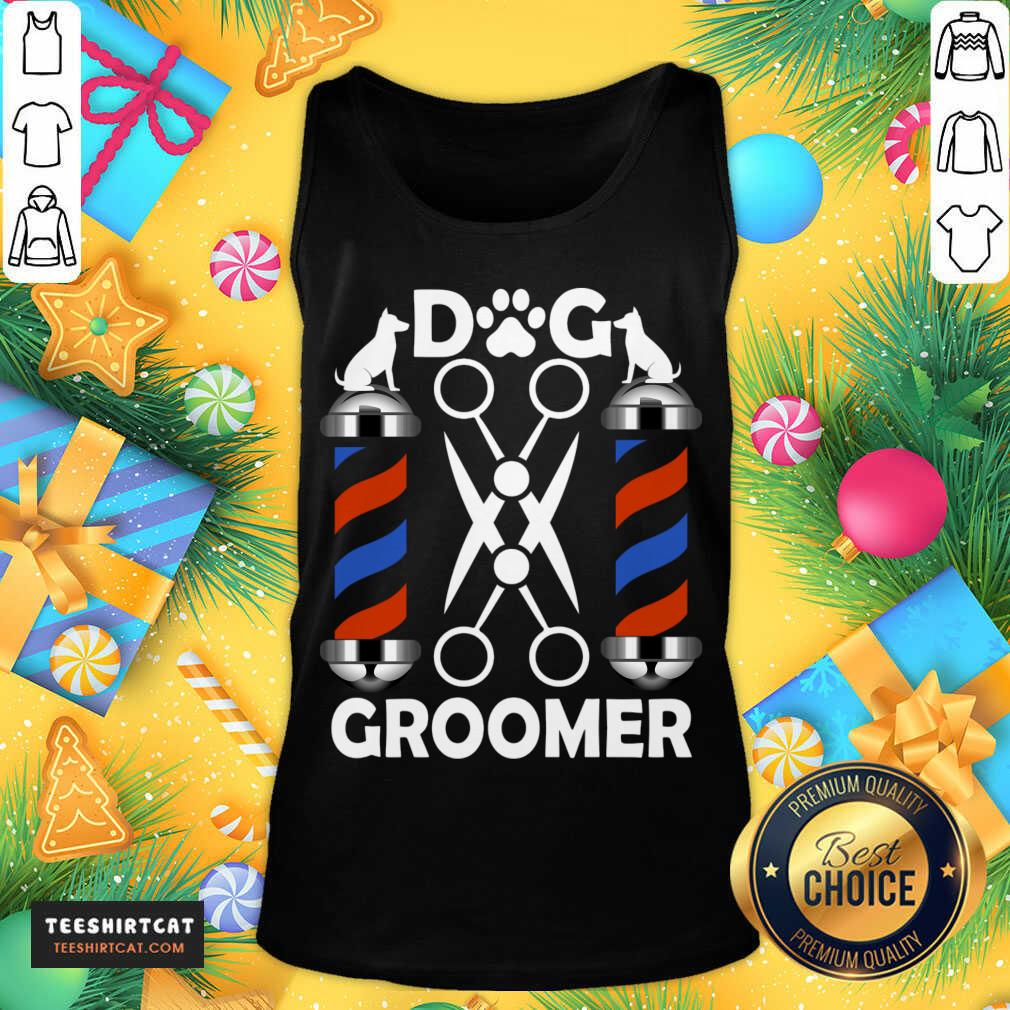 Regalo Divertido Peluqueros Caninos Peluqueria De Perros T-Tank Top- Design By Teeshirtat.com