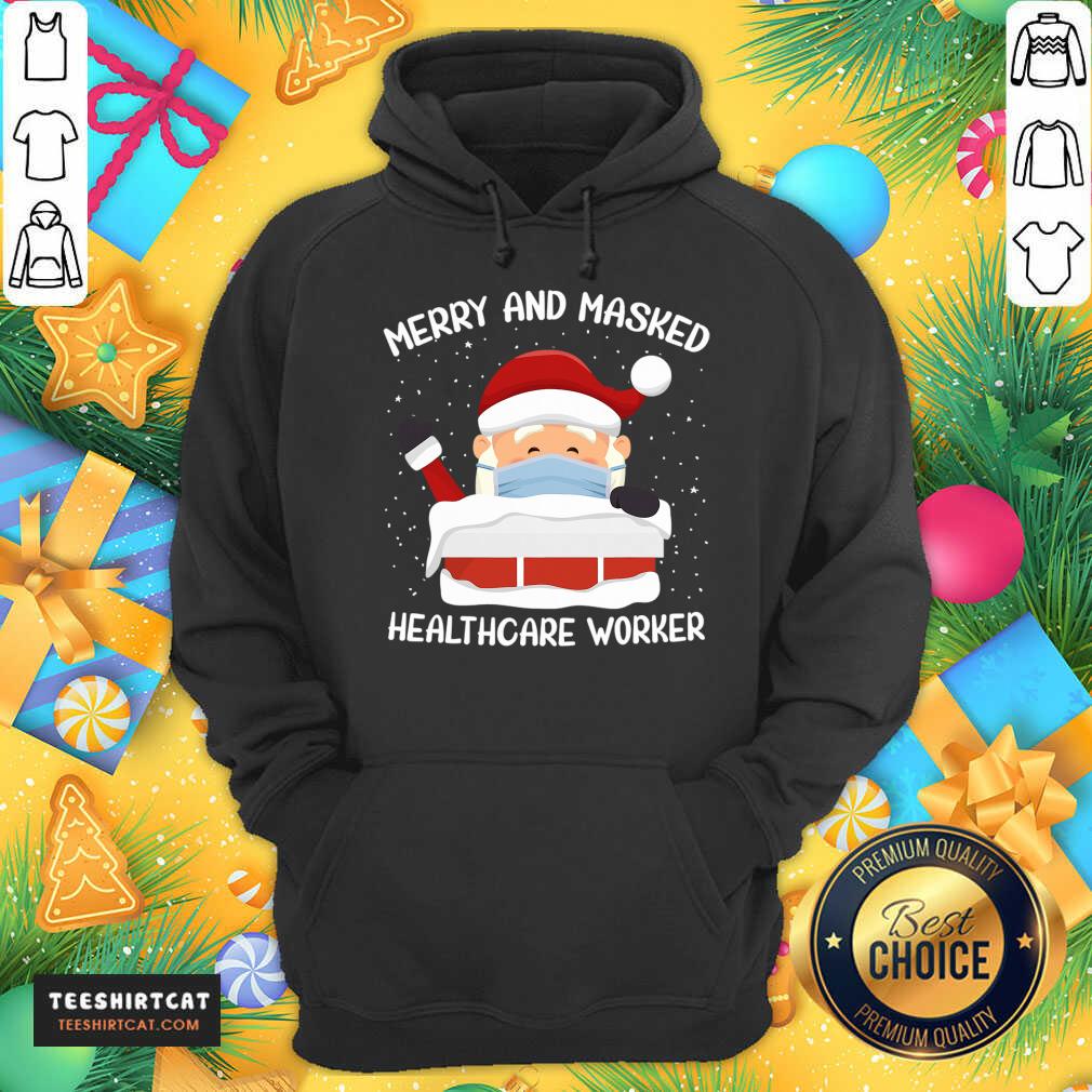 Santa Masked Quarantine Christmas 2020 T-Hoodie- Design By Teeshirtcat.com Santa Masked Quarantine Christmas 2020 T-Hoodie- Design By Teeshirtcat.com